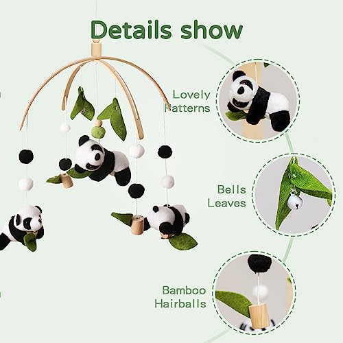 Baby Mobile with Panda Design for Crib