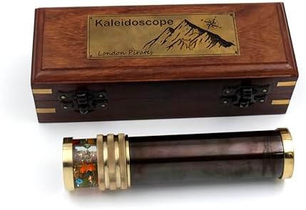 Handcrafted Brass Kaleidoscope in Gift Box