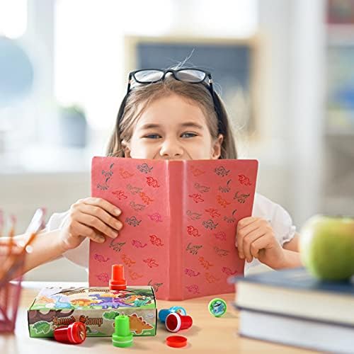24 Pcs Dinosaur Stamps for Kids Art Supplies