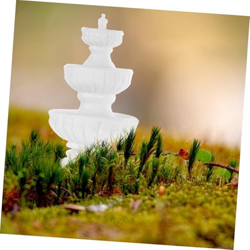 Garneck Miniature Fountain Decor for Micro Landscape Bonsai Table