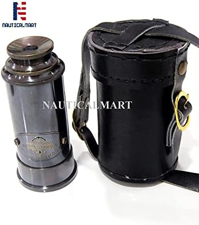 NauticalMart Solid Victorian Brass Telescope with Case