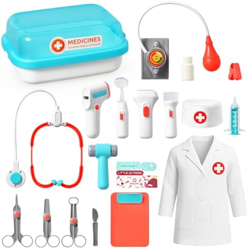 Doctor Kit for Kids 15 Pcs Pretend Play Set