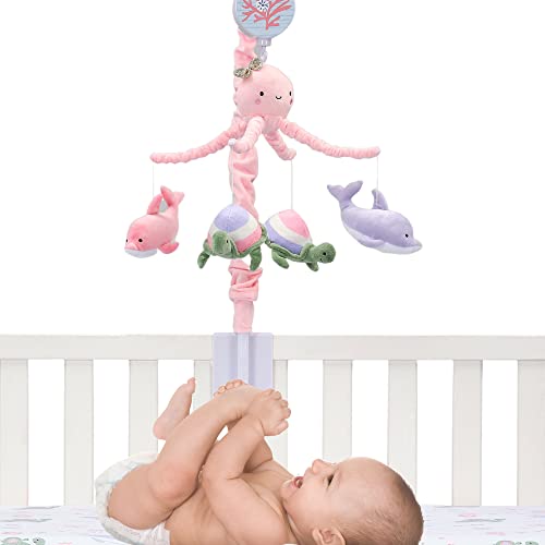 Lambs And Ivy Sea Dreams Musical Baby Crib Mobile Soother Toy