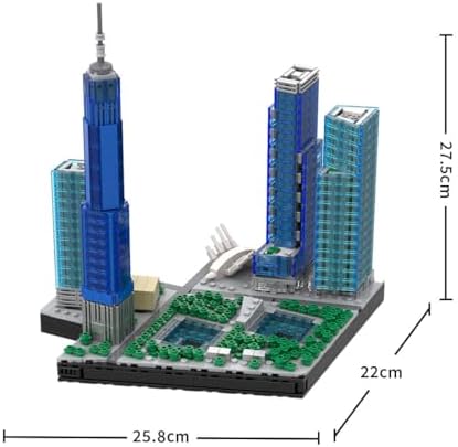 iREOGAME World Trade Center Building Model 12000 Scale