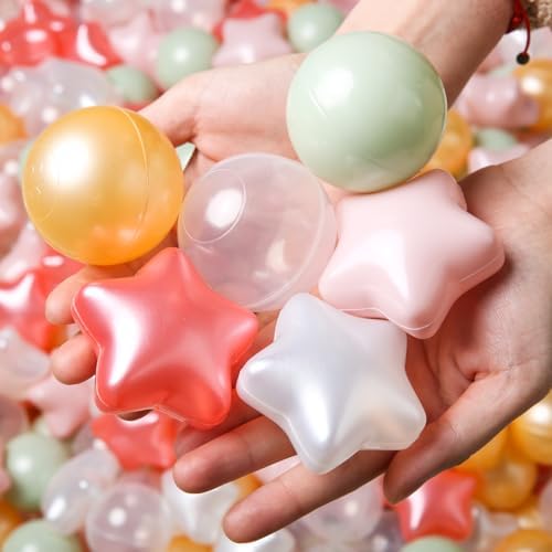 TRENDPLAY Star Ball Pit Balls 200 for Toddlers