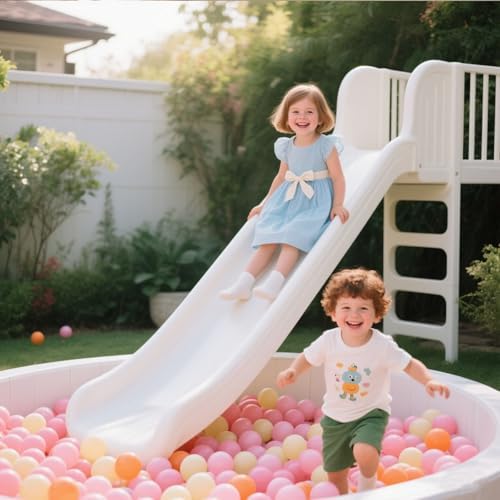 GOGOSO 50PCS Soft Pastel Ball Pit Balls BPA-Free Non-Toxic