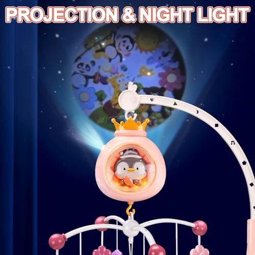 Baby Mobile with Music Lights and Projection