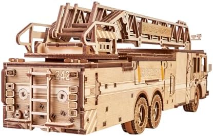 Wood Trick Rescue Firetruck 3D Wooden Puzzle Kit