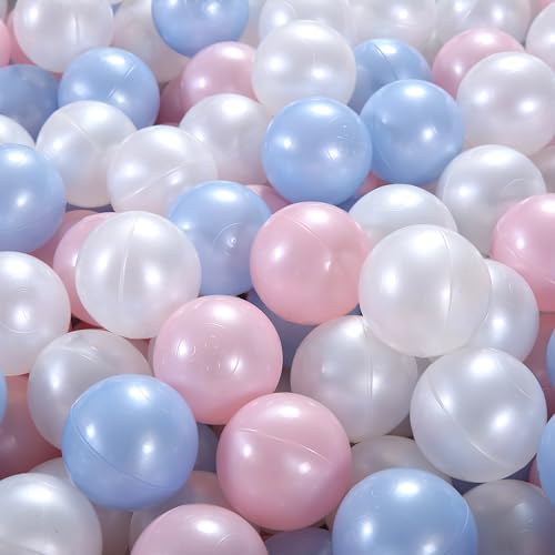 GUESVOT 100pcs 22 Inch BPA Free Ball Pit Balls Set for Toddlers