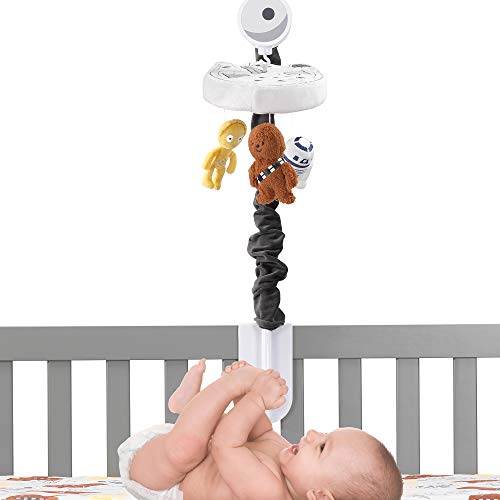 Lambs Ivy Star Wars Millennium Falcon Musical Crib Mobile