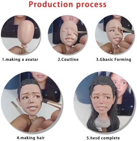 Custom Handmade Bobblehead Figure Personalized and Previewable