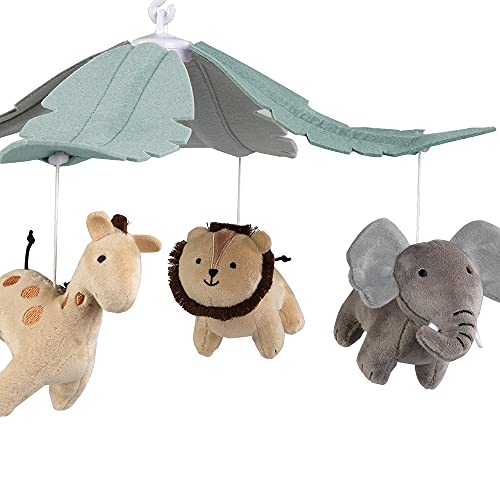 Lambs Ivy Jungle Friends Musical Crib Mobile Soother Toy