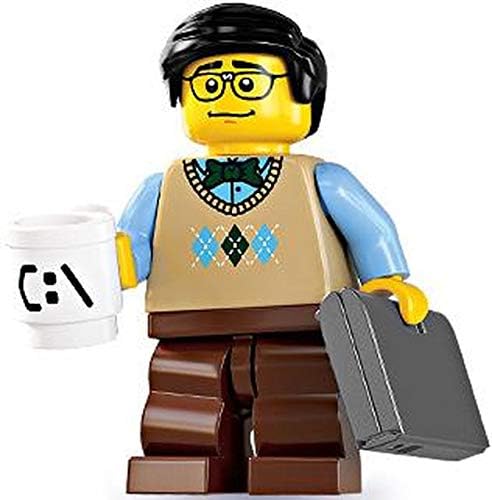 LEGO Computer Programmer Mini Figure