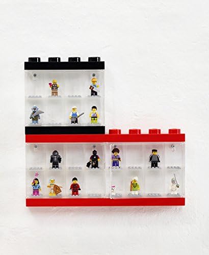 Room Copenhagen LEGO Minifigure Display Case Stackable 4 Stud Bright Blue