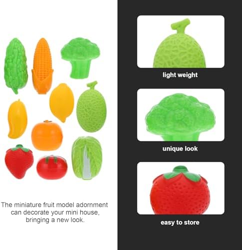 Mini Realistic Vegetables Fruit Accessories for Dollhouse Play