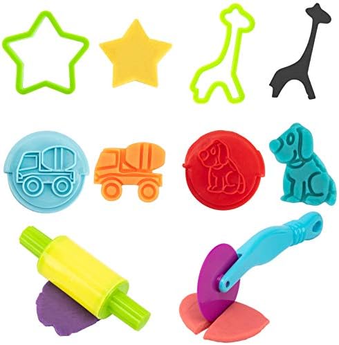 Vaike Kauss 46Pcs Dough Tools Kids Play Set