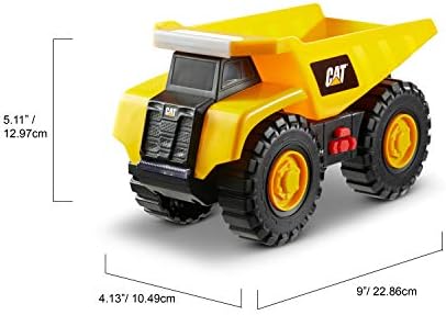 CAT Construction Toys Dump Truck 10 Inch Realistic Lights Sounds