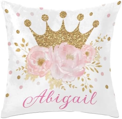Personalized Baby Name Pillow Cover for Boy or Girl