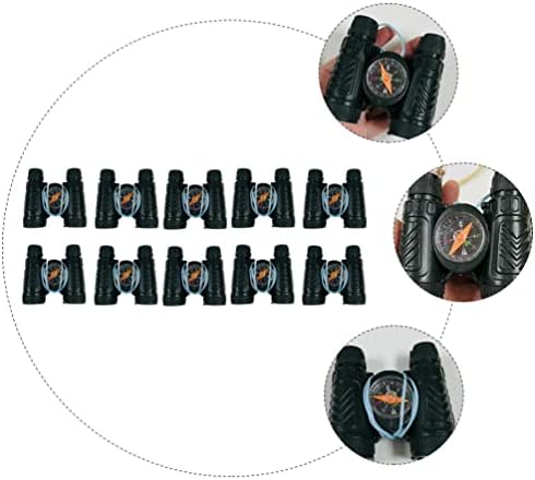 10PCS Monocular Telescope with Compass for Kids