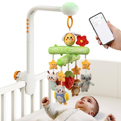 TUMAMA Crib Mobile with Music and Lights