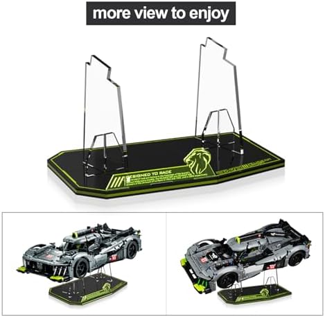 NAOCARD Acrylic Display Stand for Lego 42156 Hypercar Kit