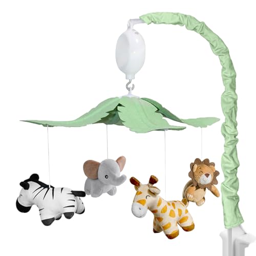Feisike Jungle Safari Baby Crib Mobile with 35 Lullabies and 3 Modes