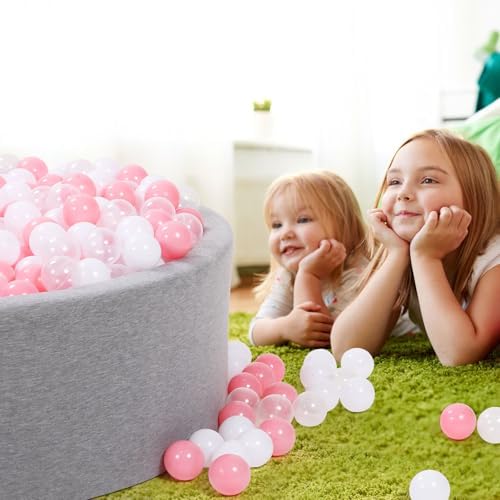 STARBOLO 100pcs Crush Proof Ball Pit Balls Pink