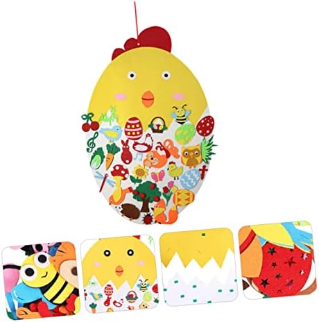 Easter Chick Felt Hanging Ornament for Kids DIY Craft