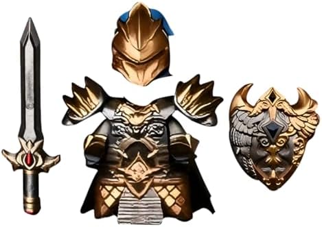 Medieval Knight Armor Weapons Accessory Set 23pcs