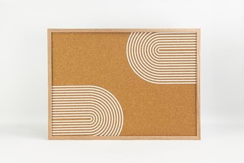 WallPops Modern Arches White Printed Corkboard HB6277