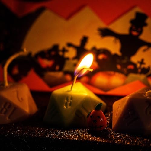 D20 Dice Candles Set with Gift Box