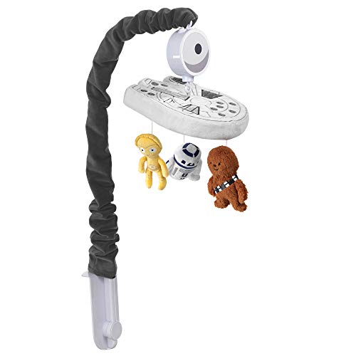 Lambs Ivy Star Wars Millennium Falcon Musical Crib Mobile