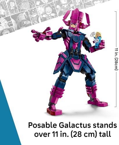 LEGO Marvel Fantastic Four vs Galactus Construction Figure Set - 4 Minifigures 9 Years