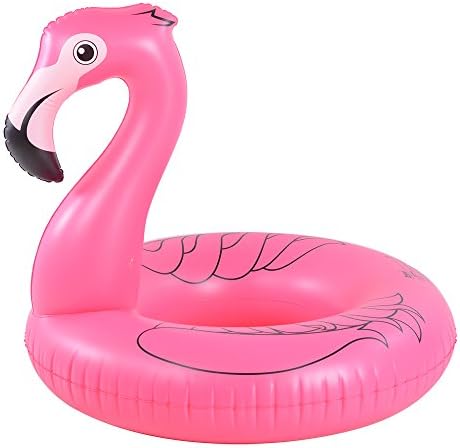 HIWENA Flamingo Pool Float Tube for Adults and Kids