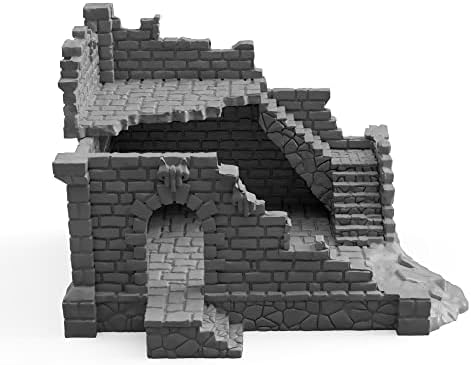 3DEGOS Modular Ruined Set for DND and RPG