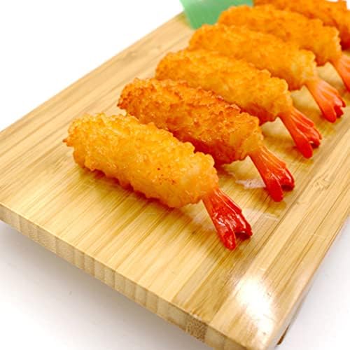 Toyvian Japanese Tempura Shrimp Play Food Set 4pcs
