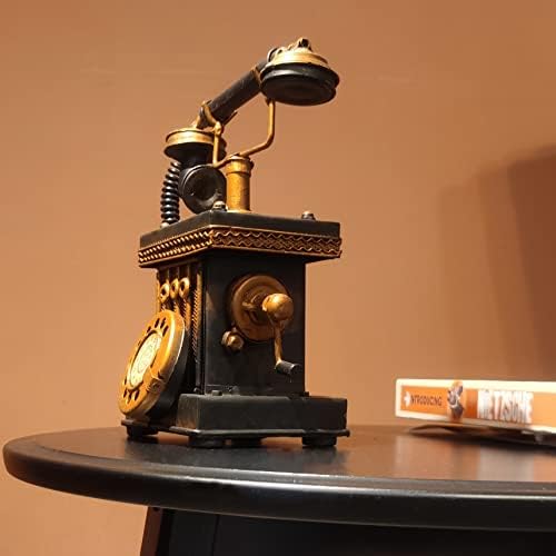 Retro Phone Coin Bank Decorative Savings Figurine