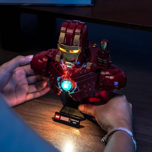 LED Lighting for LEGO Iron Man MK4 Bust 76327