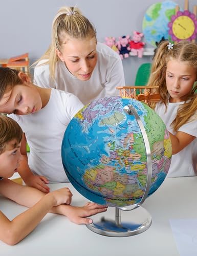 Orionstar 13 Inch Large World Globe with Stand