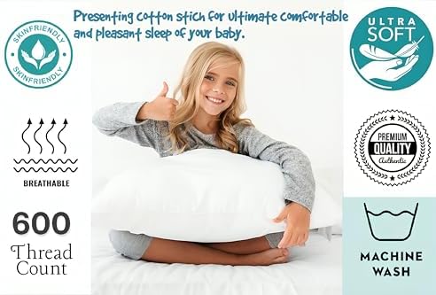 Small Travel Pillowcase Set of 2 Silver Grey 12x16 Zipper Closure