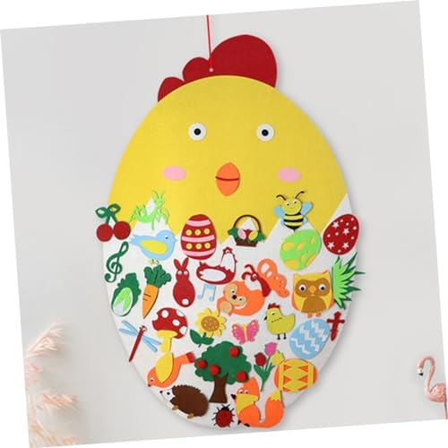 Easter Chick Felt Hanging Ornament for Kids DIY Craft