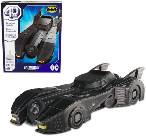 4D Build Retro Batmobile 3D Puzzle Kit