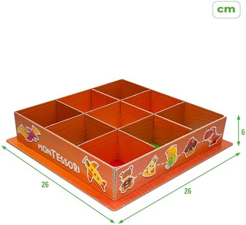 Lisciani 92765 Montessori Color Learning Board