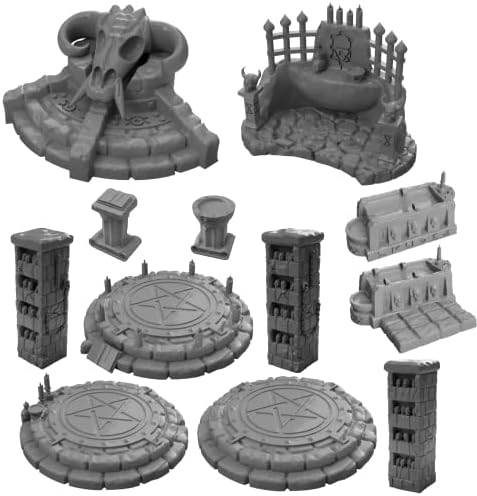 3DEGOS Occult Evil Furniture DD Terrain Set