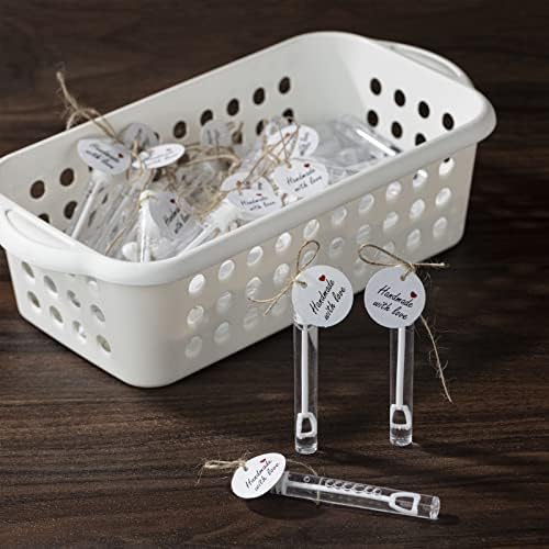 300 Pack Mini White Bubble Wand Party Favors