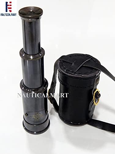 NauticalMart Solid Victorian Brass Telescope with Case