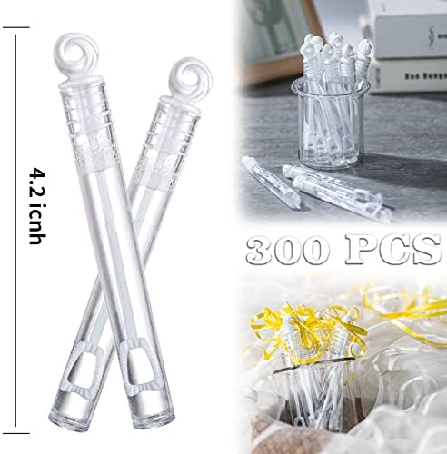 300 Pack Mini White Bubble Wand Party Favors