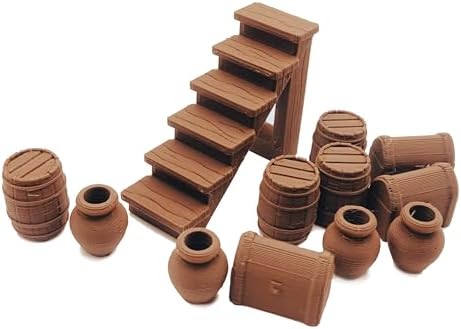 Dungeon Walls Modular DND Terrain Set - 48 Pieces 28mm Scale