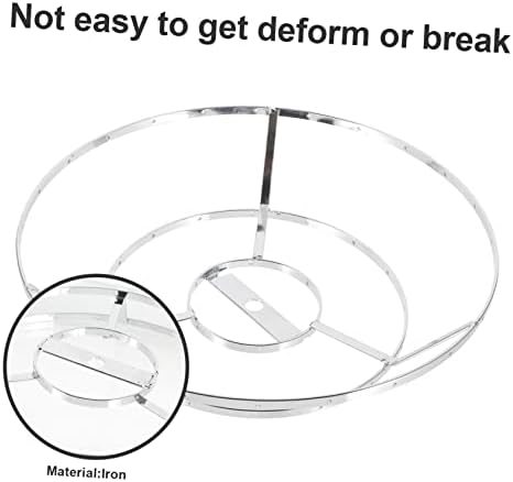 Metal Lampshade Rack DIY Frame for Lampshade Chandelier Harp Bracket