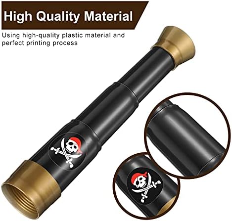 2 Pieces Retro Pirate Telescope Toy for Kids